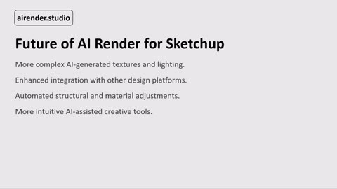 AI render for sketchup