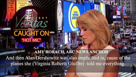 5 years ago ABC's Amy Robach was caught on hot mic explaining what she had on Jeffrey Epstein