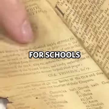 IT WAS CONGRESS THAT ORDERED BIBLES TO BE SENT TO EVERY SCHOOL