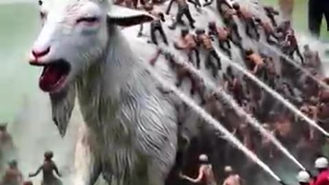 Ek goat 🐐 khali khadde me gir gye 😭 zombhi piche lag gye