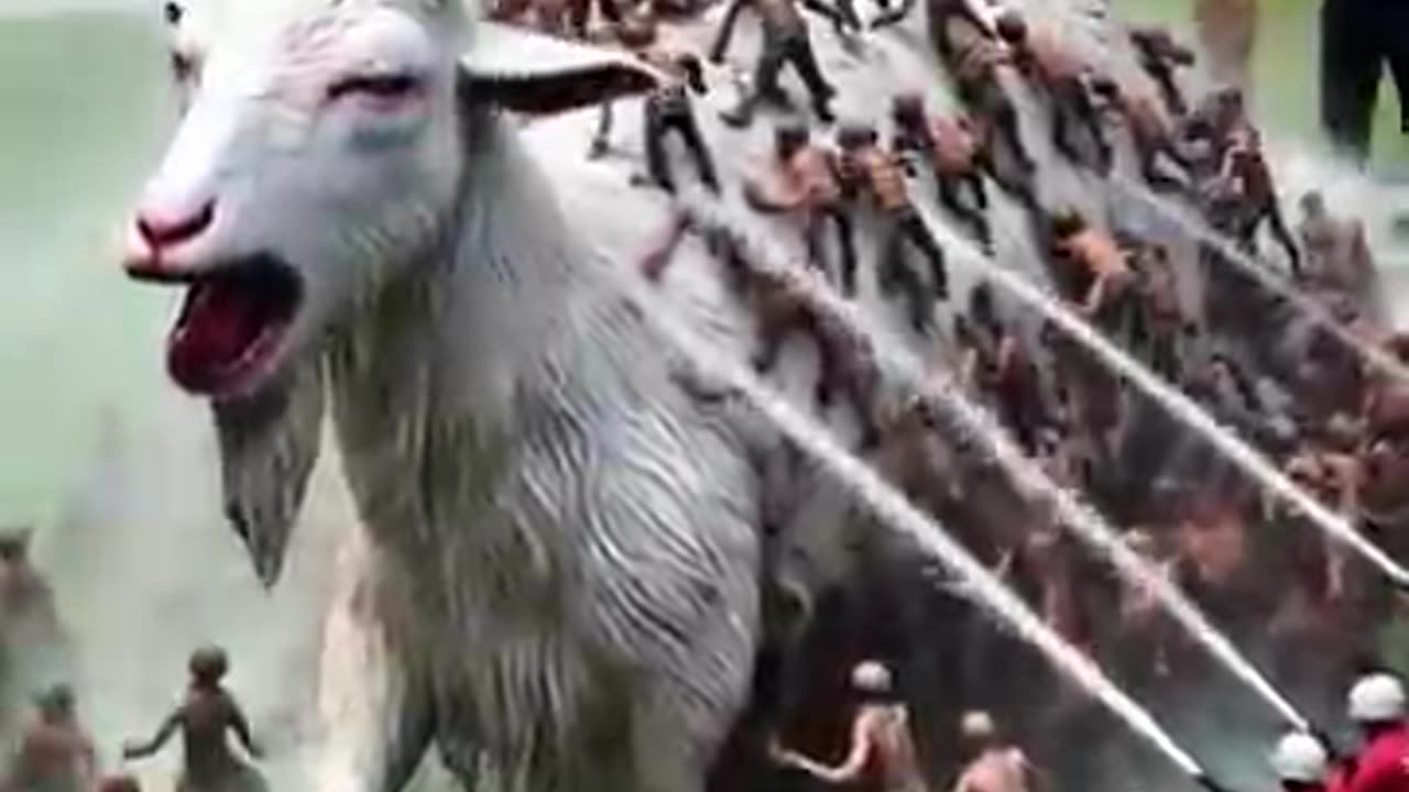 Ek goat 🐐 khali khadde me gir gye 😭 zombhi piche lag gye