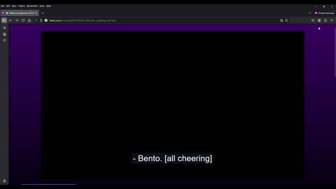 Kaptial Entertainment Bento Box Merman Logo read by Tubi Audio Description (Cold Feet)