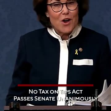 US Senate passes ‘no tax on tips’ bill in unanimous vote