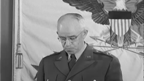 HIGHLIGHTS OF SPEECH... - HIGHLIGHTS OF SPEECH BY GEN. BRADLEY, PENTAGON, WASHINGTON, - 111-lc-29157