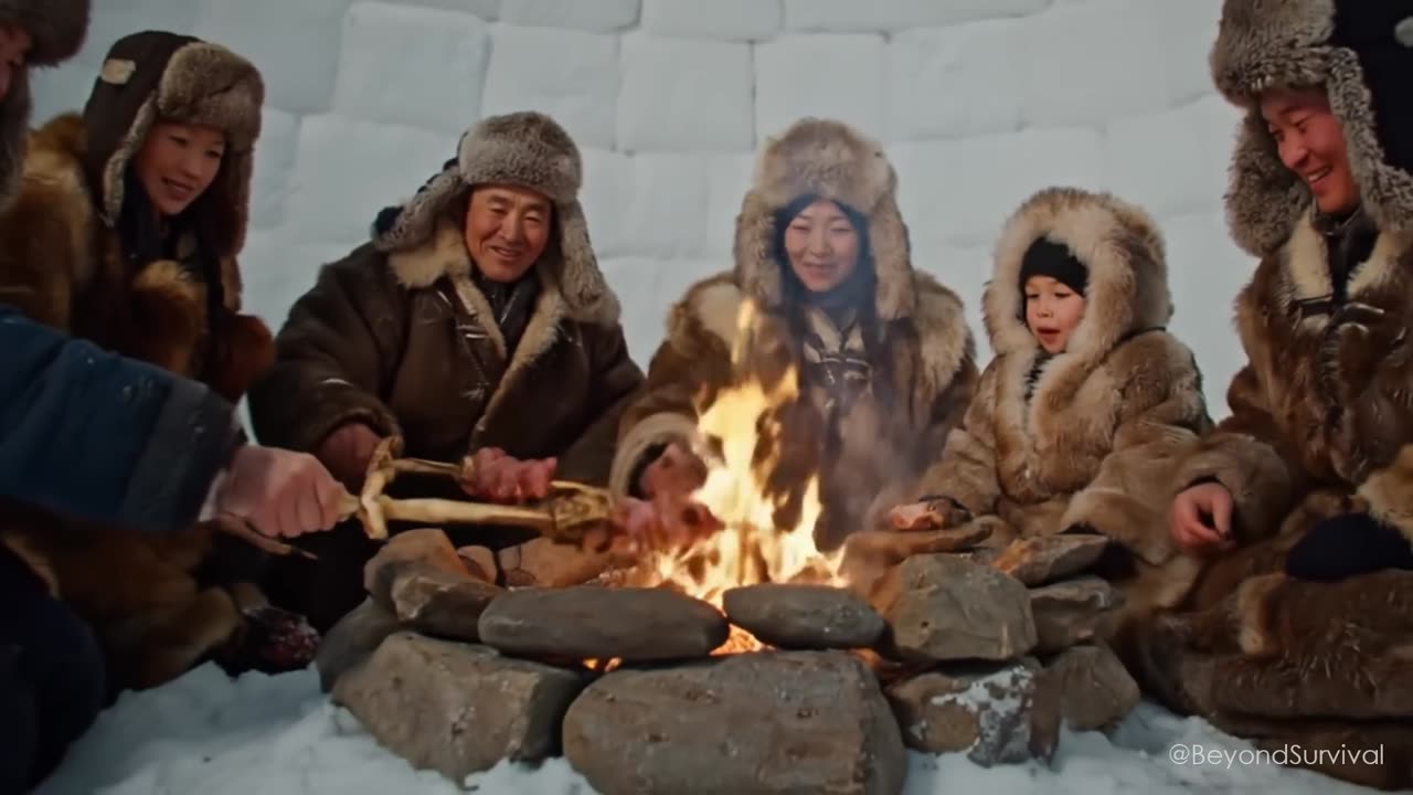 Incredible Hunt in -71°C _ Heaviest Seal Ever Caught in Yakutia