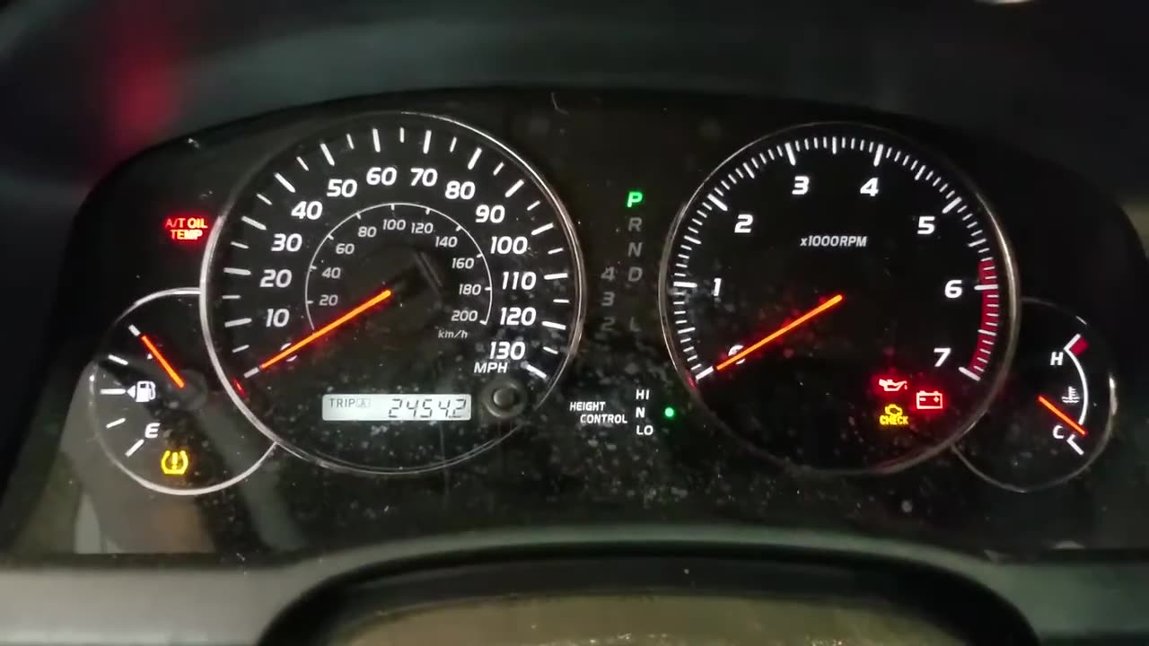 Reset oil light 2007 Lexus GX 470