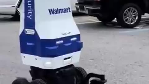 Walmart unveils robot security guard