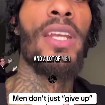 Men don't easily give up
