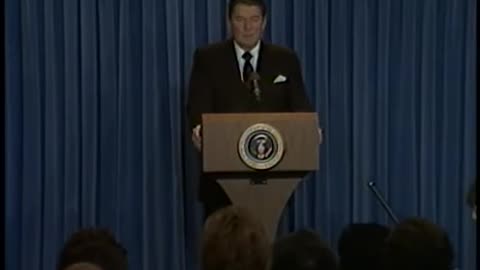 President Reagan’s Press Briefing