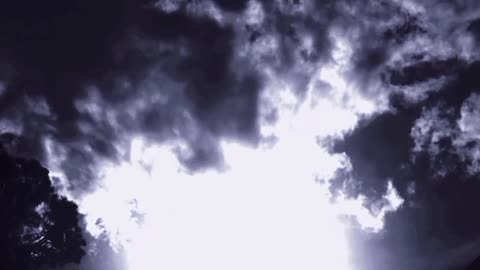 Angry clouds.