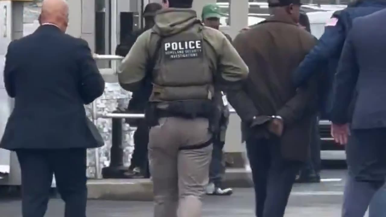 Here's Mayor Ras Baraka's cuffed walk of shame