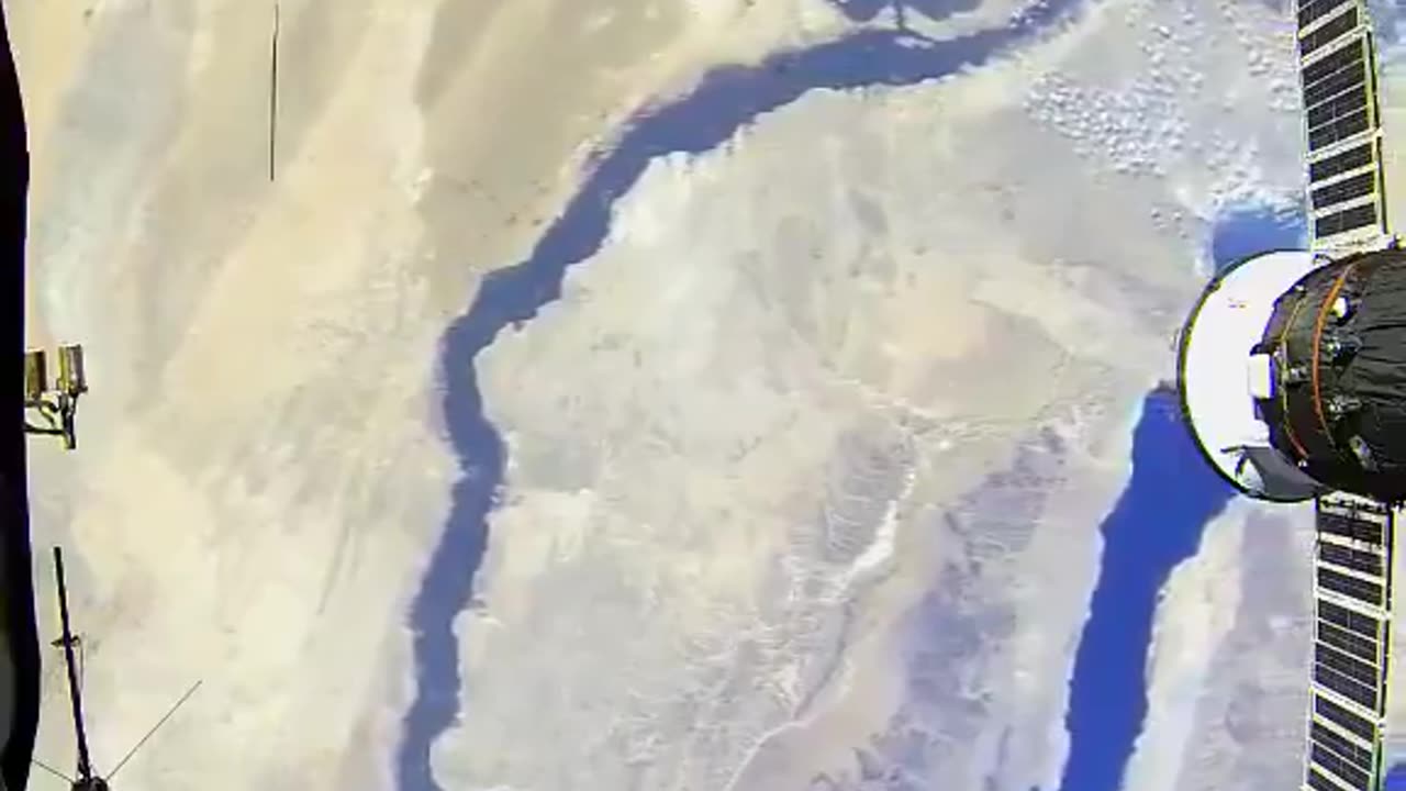 ISS over the Suez Canal and Sinai Peninsula.