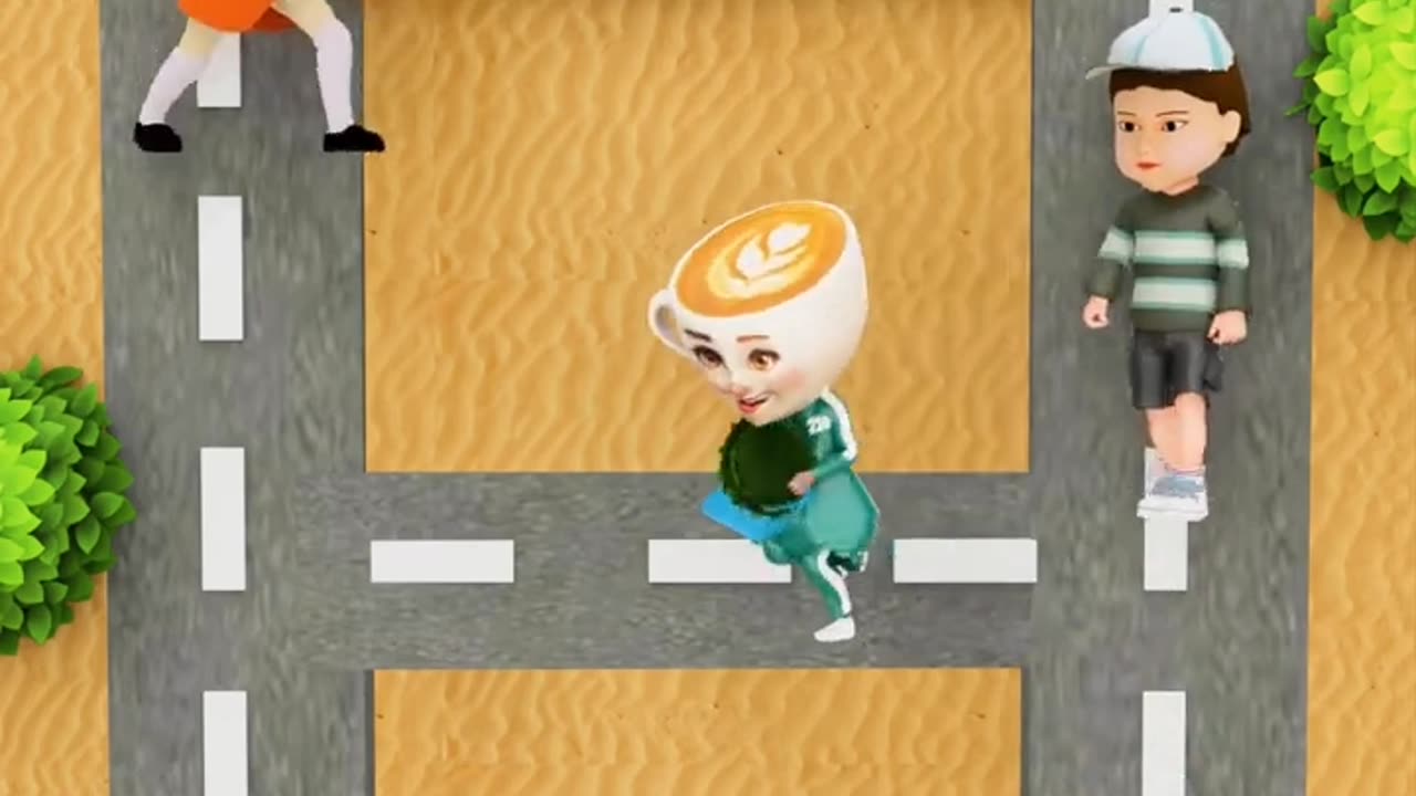 Maze Challenge _ Help Ballerina Patapim Pass 2 Dolls to Win Squid Game