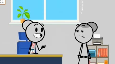 The manager asks you to come in and closed during your day off #animation #animationmeme #work