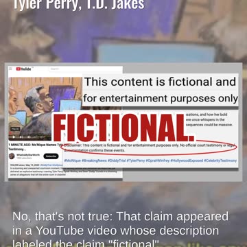 Fact Check: Mo'Nique Did NOT Testify in Diddy Trial About Oprah, Tyler Perry, T.D. Jakes