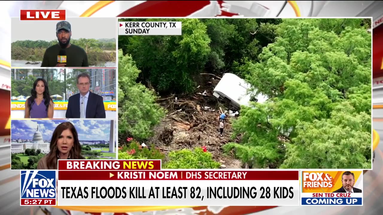 Kristi Noem mourns 'devastating' loss of life in Texas flooding