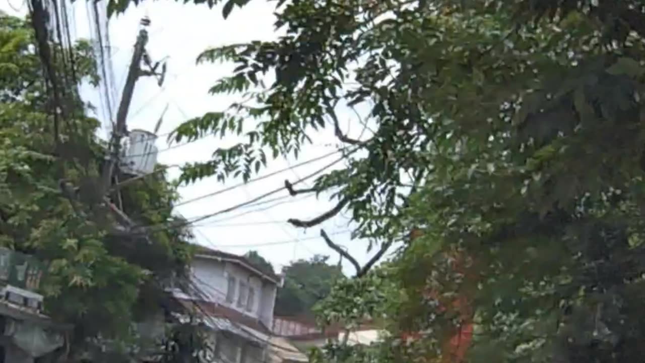 Curve Road - Forest Hill Drive in Q.C., Philippines