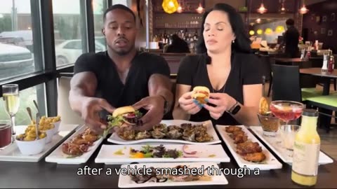 Wild Video Shows SUV Plow Into Influencer and OnlyFans Model Eating at Texas Restaurant