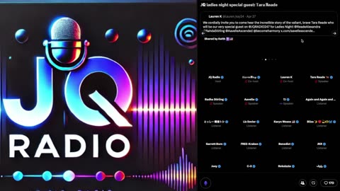 JQ Radio 24/7: Ladies Night: Interview with Tara Reade