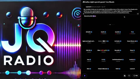 JQ Radio 24/7: Ladies Night: Interview with Tara Reade