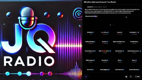 JQ Radio 24/7: Ladies Night: Interview with Tara Reade