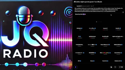JQ Radio 24/7: Ladies Night: Interview with Tara Reade