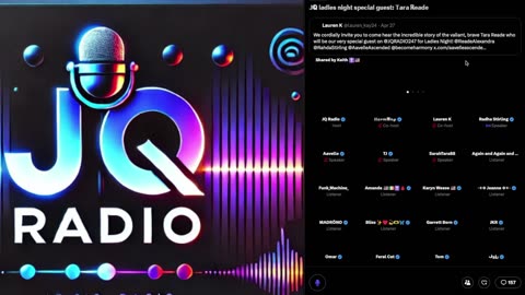 JQ Radio 24/7: Ladies Night: Interview with Tara Reade