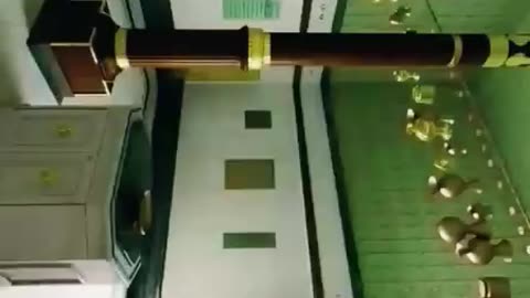 Inside Khana Kaba خانہ کعبہ کا اندرونی منظر