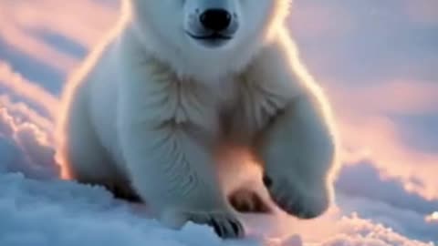 Osezno Polar en el Ártico