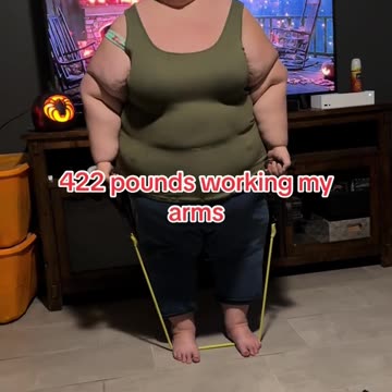 Her consistency for weight loss is admirable