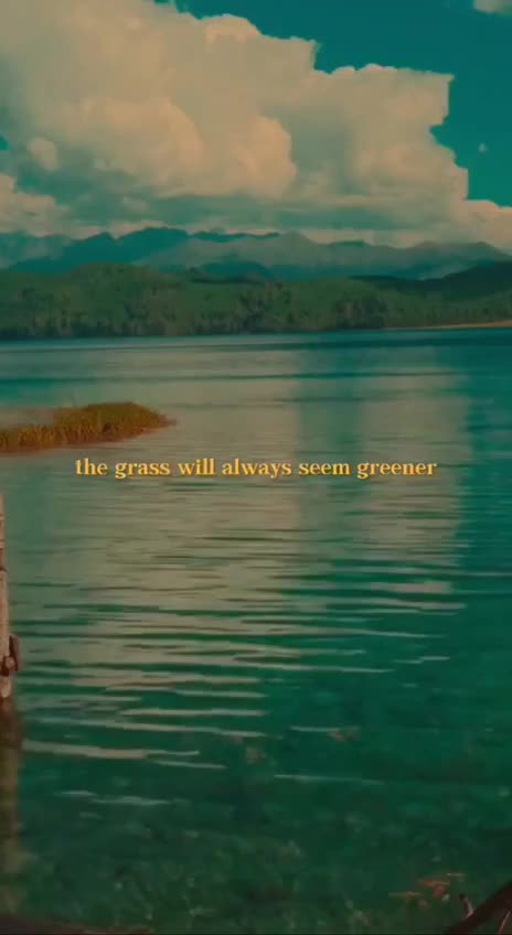 The truth is no one has it all, but everyone has enough. Motivational video