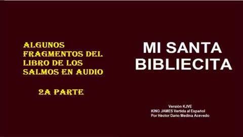 MI SANTA BIBLIECITA 19 Salmos - Parte 2