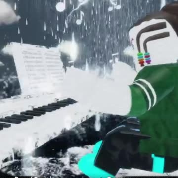 I found some strange game... you walk on the clouds, a thunderstorm attacks me and nothing) #roblox