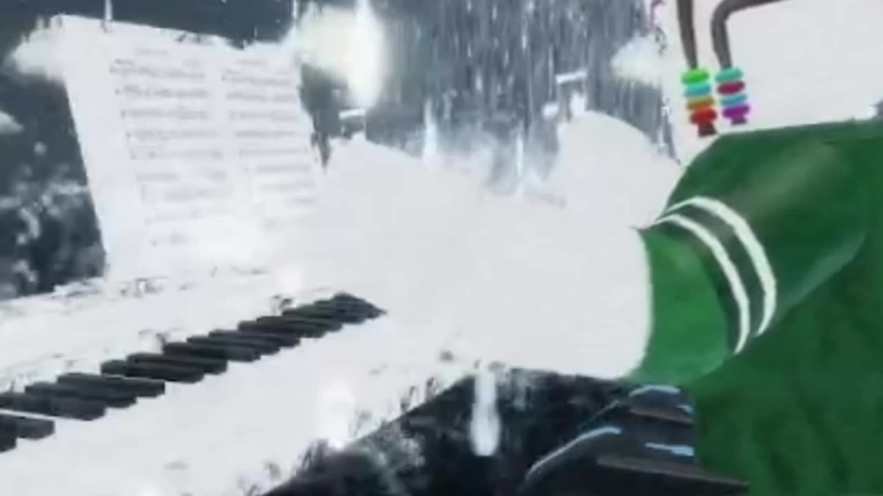 I found some strange game... you walk on the clouds, a thunderstorm attacks me and nothing) #roblox