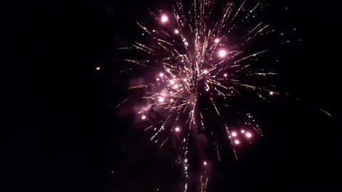 Holmen WI Korn fest 2025 fireworks show at Viking field