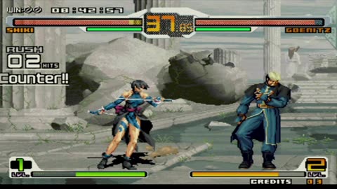 Shiki vs Goenitz