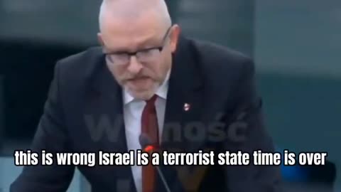 "We are being blackmailed by the holocaust—Israel is a terrorist state"-Polish MP Grzegorz Braun.