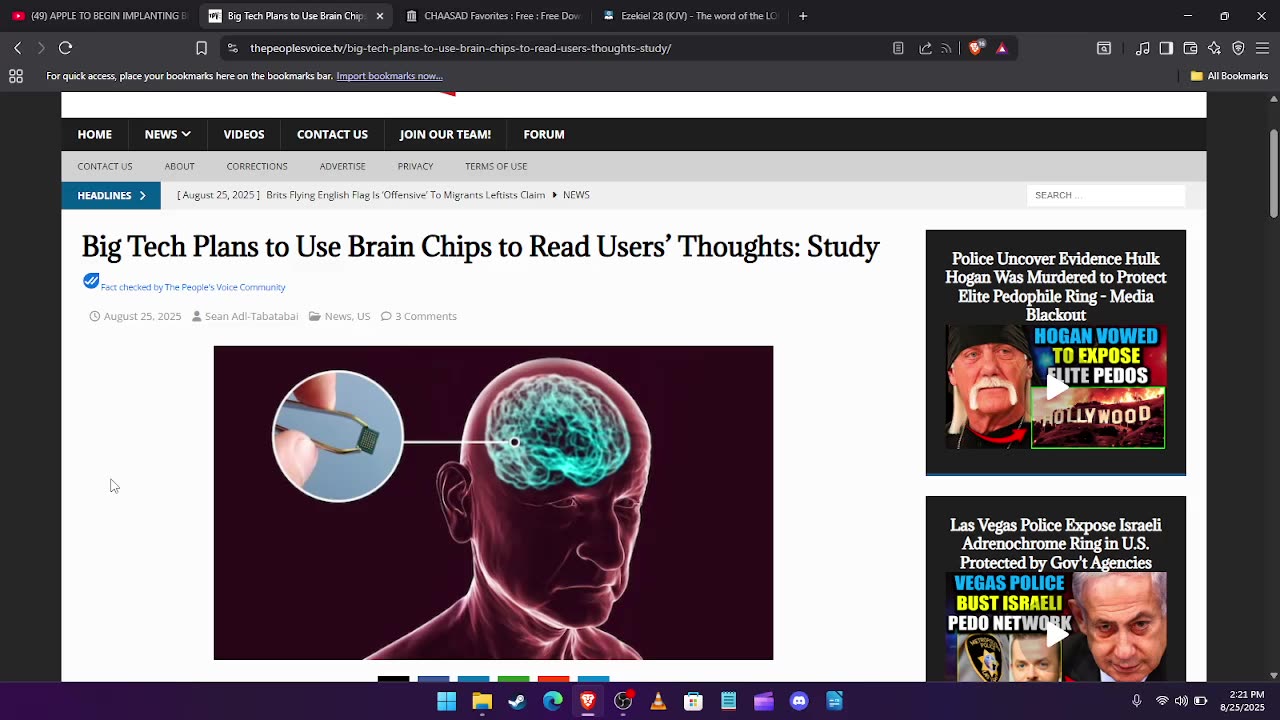 BIG TECH TO USE BRAIN CHIPS TO READ THOUGHTS #lastdays #endtimes #prophecy #israelites #truth