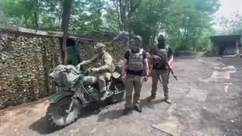🏍️🔥 Ukraine Russia War | Russian Forces Showing Off with Motorbike Maneuvers | RCF