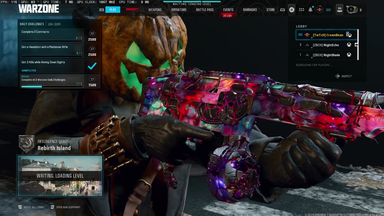 NEW WARZONE RUMBLE AND KICK STREAMER