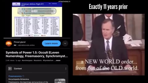 Occult Ritual, Numerology & 911 ⧸ [George Bush 9.11.1990 Exactly 11 years prior]