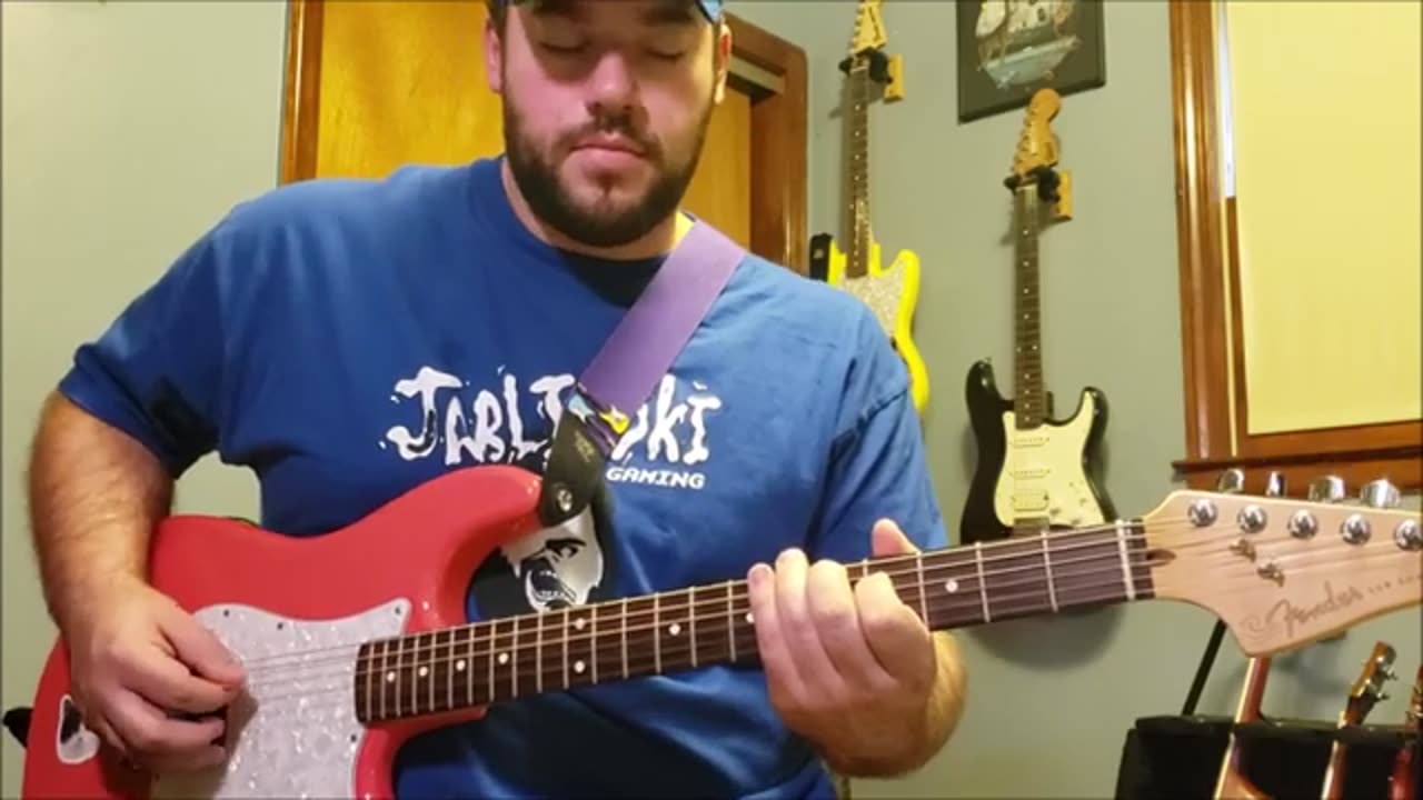 Blink 182 - Adams Song (Guitar Cover with Fender Subsonic)
