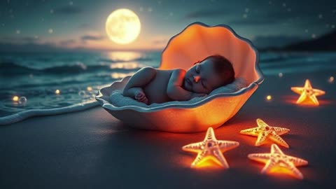 Dreamshell Bay – Baby Sleep Music for Deep Sleep | CrystaVibeMusic