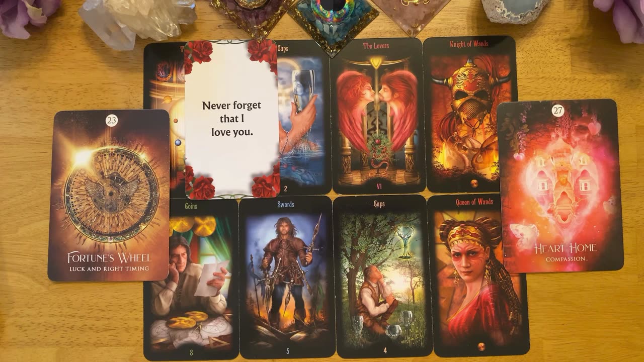 THE PERSON ON YOUR MIND HAS A MESSAGE FOR YOU ♥️ I WILL ALWAYS LOVE YOU! (TAROT READING) #lovetarot