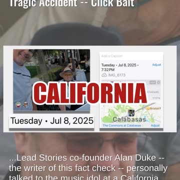 Fact Check: Monkee Micky Dolenz Was NOT Rushed To Hospital After Tragic Accident -- Click Bait