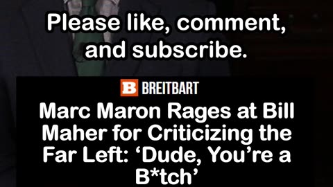 Marc Maron Rages at Bill Maher for Agreeing with Trump: ‘Dude, You’re a B--’