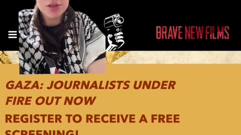 Brave New Films Devastating Documentary on Palestinian Journalists