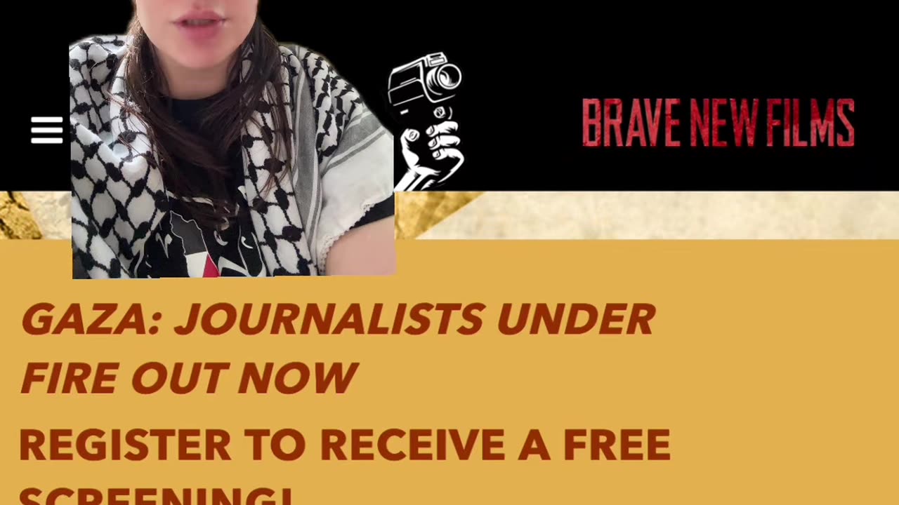 Brave New Films Devastating Documentary on Palestinian Journalists