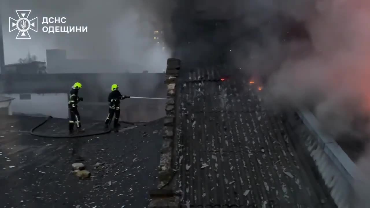 In Odessa rescuers of the State Emergency Service eliminated a large-scale fire