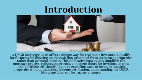 DSCR Mortgage Loan: A Smarter Way to Finance Investment Properties
